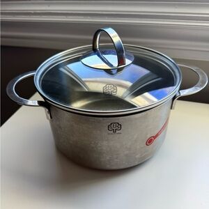 Schulte-Ufer 3L Stainless Steel Induction Stock Pot with Lid